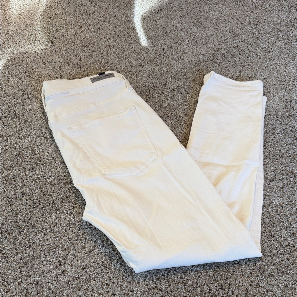 Citizens of Humanity White Rocket Crop High Rise Skinny Jeans, size 29, NWOT